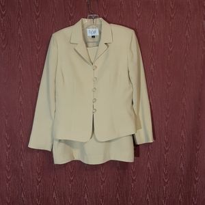 LE SUIT PETITE 2 PIECE SKIRT SET BUSINESS/DINNER/CHURCH/EVENING WOMEN'S SIZE 8P